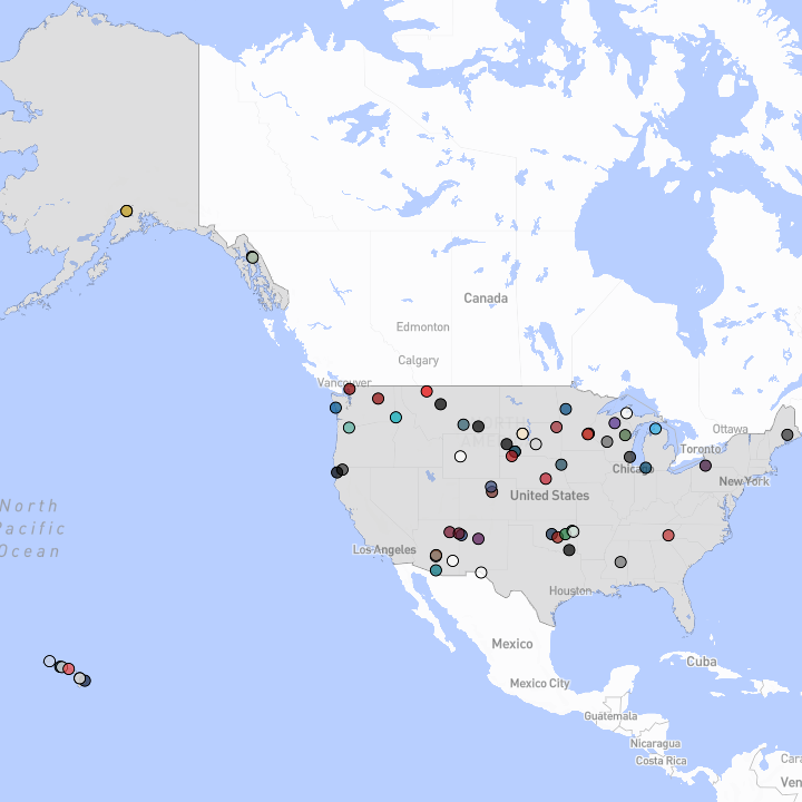 Oweesta Maps Oweesta Corporation - Certified Native CDFIs 4.15.2024
